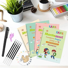 PACK X 4 CUADERNOS MAGICOS MONTESSORI CALIGRAFÍA - comprar online