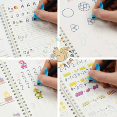PACK X 4 CUADERNOS MAGICOS MONTESSORI CALIGRAFÍA