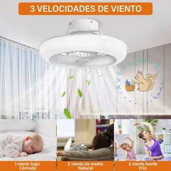 Imagen de VENTILADOR CON LUZ LED