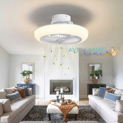 VENTILADOR CON LUZ LED - Avellanas Bebes 
