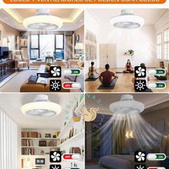 VENTILADOR CON LUZ LED en internet