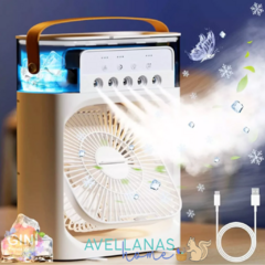 MINI AIRE ACONDICIONADO PORTATIL AVELLANAS USB