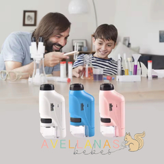 MICROSCOPIO MINI CIENTIFICOS PORTÁTIL LED - tienda online