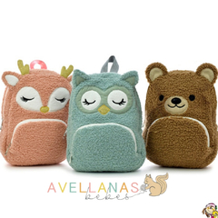 MOCHILAS ANIMALS CORDERITO AVELLANAS