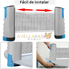Imagen de PING PONG SUPER PORTÁTIL PREMIUM AVELLANAS