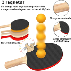 PING PONG SUPER PORTÁTIL PREMIUM AVELLANAS - Avellanas Bebes 