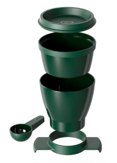 COADOR DE CAFÉ COM FILTRO PERMANENTE MONO VERDE - loja online