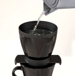 KIT COM 3 UNIDADES DE COADOR DE CAFÉ COM FILTRO PERMANENTE MONO PRETO na internet