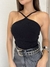 Cropped Lia Tricot Modal Preto - comprar online