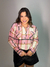 Jaqueta Cropped Xadrez Flanelada
