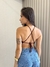 Cropped Tricot amarração Marrom na internet