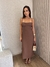 Vestido Midi Angelica Marrom - comprar online