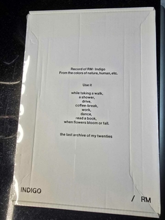 [PRONTA ENTREGA] RM (BTS) 'Indigo' (Book Edition) - Loja | Kpop and You Shop 