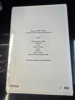 [PRONTA ENTREGA] RM (BTS) 'Indigo' (Book Edition) na internet