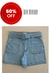 Shorts Jeans Plus Size Cinto