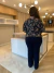 Blusa Estampa Folha - Via Maior Moda Plus Size