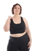 Top Fitness Nadador Friso Plus Size