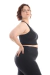 Imagem do Top Fitness Nadador Decote V Plus Size