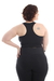 Top Fitness Nadador Decote V Plus Size