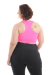 Top Fitness Nadador Decote V Plus Size na internet