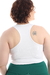 Top Fitness Nadador Decote V Plus Size - loja online