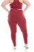 Legging Fitness Frisos Bicolor Plus Size - loja online