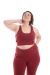 Imagem do Top Fitness Nadador Friso Plus Size