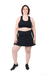 Shorts Saia Fitness Friso Neon Plus Size na internet
