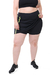 Shorts Saia Fitness Friso Neon Plus Size