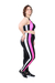 Legging Fitness Faixas Color Plus Size - Via Maior Moda Fitness Plus Size