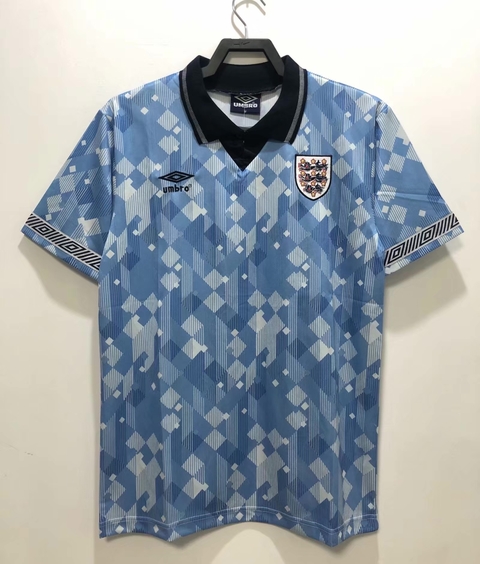 Camiseta Retro Inglaterra Tercera 1990