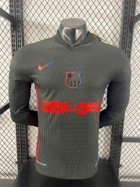 Camiseta Player Barcelona Suplente Especial 2024-2025 Manga Larga - comprar online