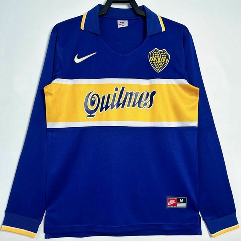 Camiseta Retro Boca Juniors 1996 Manga Larga - comprar online