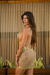 Vestido crochê Melina furta-cor Gold - loja online