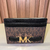 Michael Kors- Jet Set Travel Large Logo and Leather Card Case