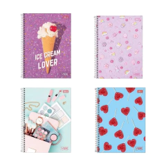 CADERNO 16 MATERIAS VIBE FEM TILIBRA