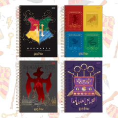 CADERNO ESPIRAL UNIV CD 10X1 200FLS HARRY POTTER JANDAIA