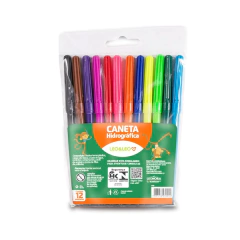 CANETA HIDROGRAFICA 12 UNIDADES LEO E LEO