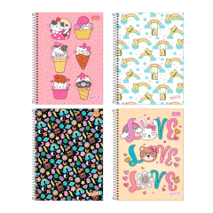 CADERNO 1 MATERIA FEMININO SPICE TILIBRA