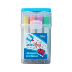 CANETINHA HIDROGRAFICAS STAMP 12 UN. TILIBRA