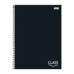 CADERNO 20 MATERIAS CLASS PRETO FORONI