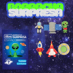 BORRACHA SURPRESA ESPAÇO TILIBRA