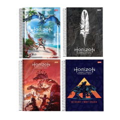 CADERNO 10 MATERIAS HORIZON JANDAIA