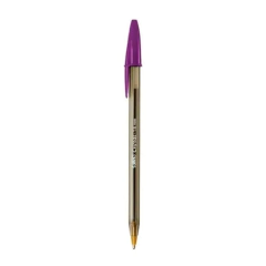 CANETA CRISTAL BOLD GROSSA ROXA VIOLETA BIC - comprar online