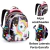 MOCHILA DE COSTA UNICORNIO ROCK STAR DL1718 DENLEX na internet