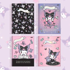 CADERNO ESPIRAL UNIV 15M. 240FLS KUROMI JANDAIA