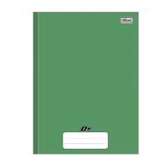 CADERNO BROCHURA 48F VERDE TILIBRA
