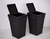 Lixeira Modelo Rattan Com Tampa Click 10 Litros Preta - comprar online