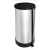 Lixeira com Pedal Laminado Tipo Inox Banheiro,Escritório, Cozinha 12L ou 30L
