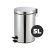 Lixeira Inox Com Pedal Aço Inoxidável Com Balde Interno Removível 3L 5L 12L - comprar online